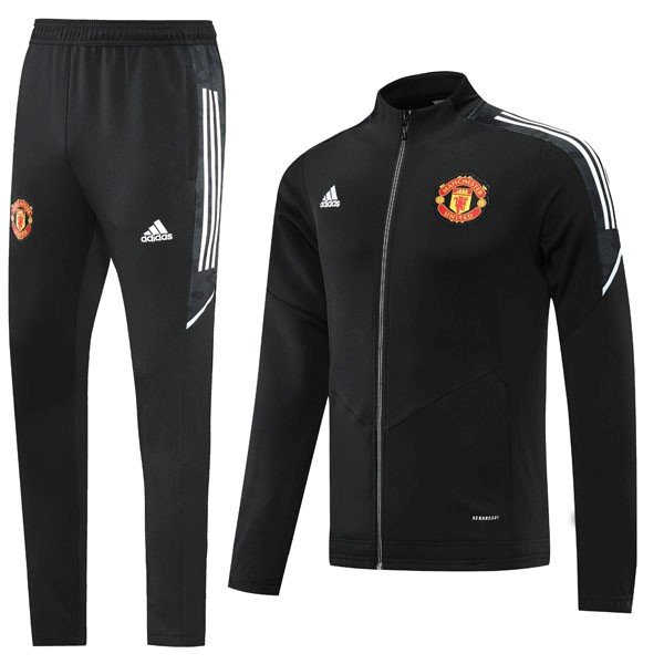 Trainingsanzug Manchester United 2022-23 Schwarz